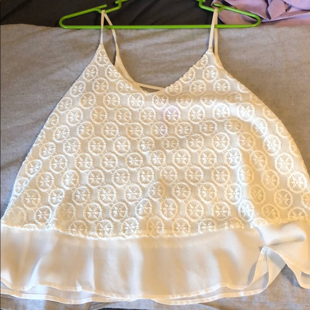 White tank top